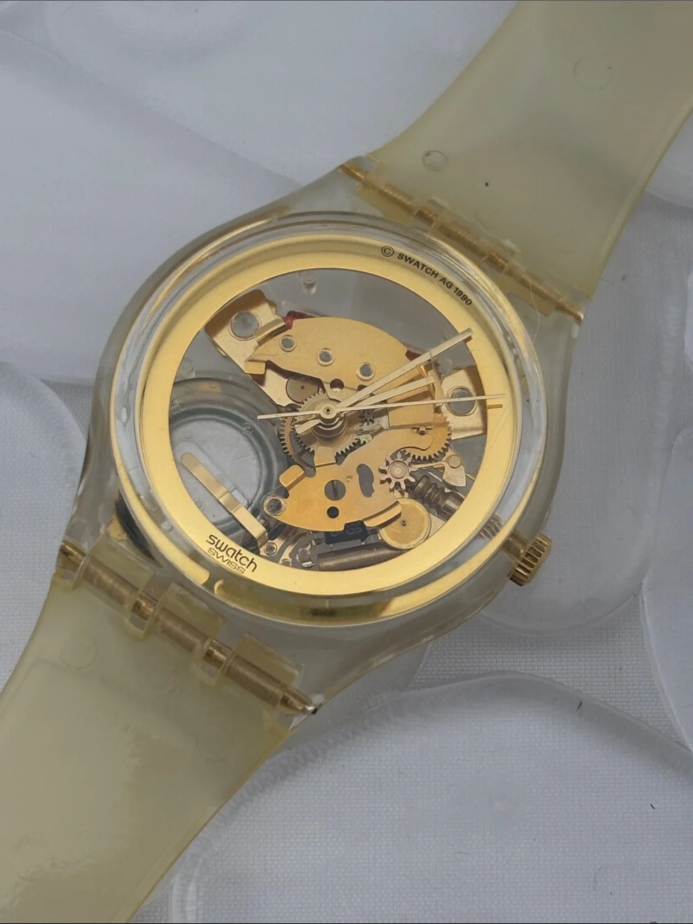 Swatch Watch - GZ115 - GOLDEN JELLY - Club Special